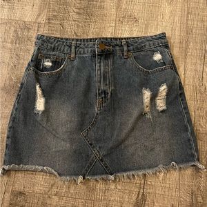 Jean skirt